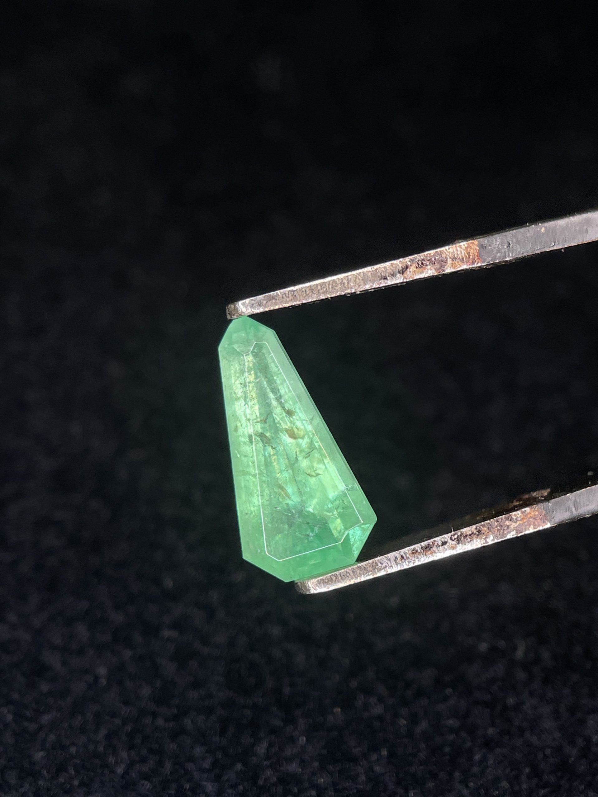 Tsavorita Verde Neón – Corte Escudo SI1