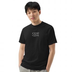 Joessip Tee Black - Camiseta Bordada Gruesa