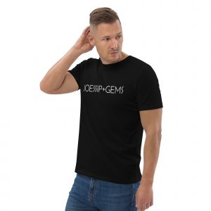 Basic Logo Tee Black — Algodón Orgánico — Joessip Gems